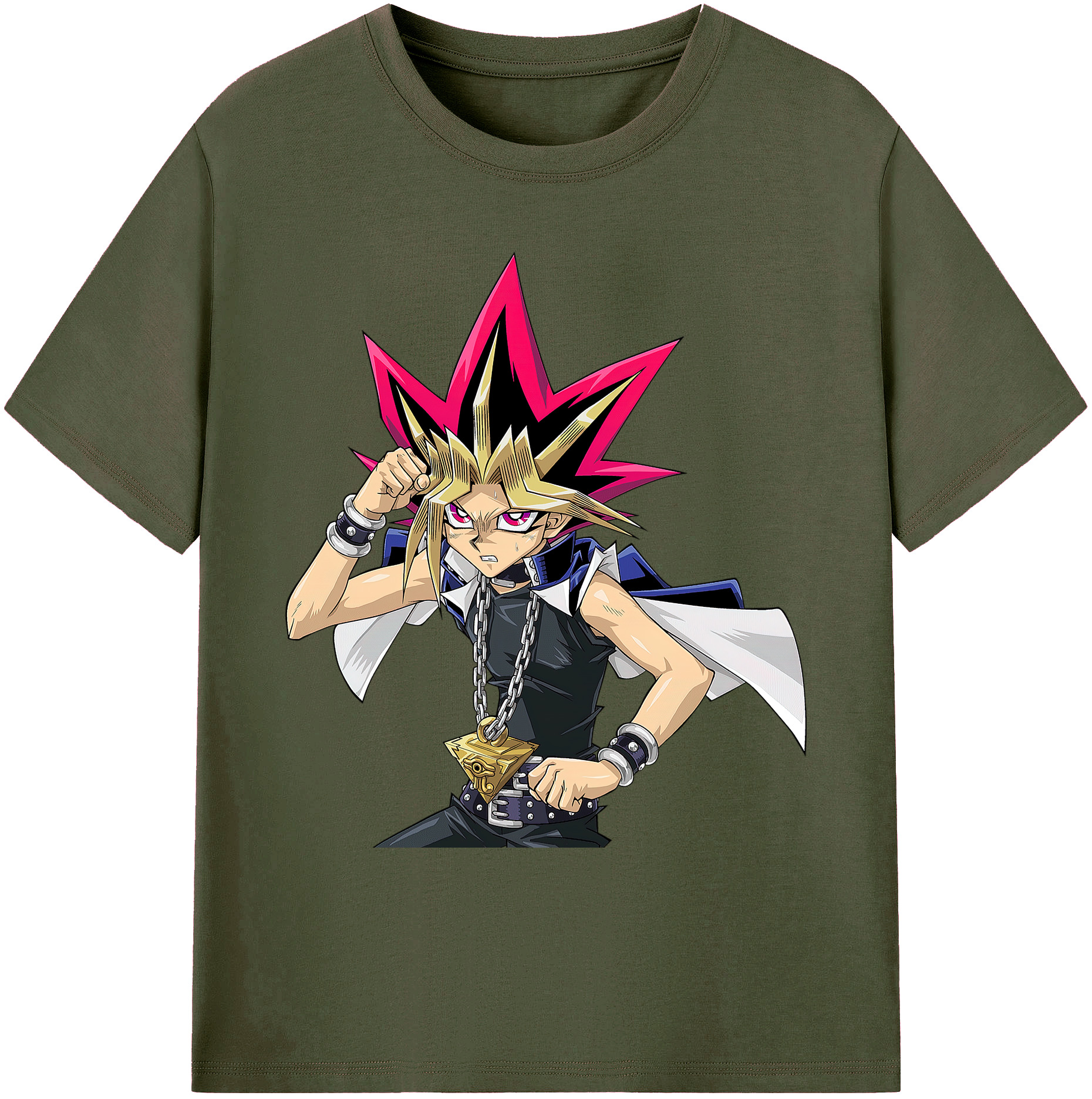 （画像用） 遊☆戯☆王 Yu-Gi-Oh! 綿100％ メンズ半袖Tシャツ｜肌触りやわらか＆通気性